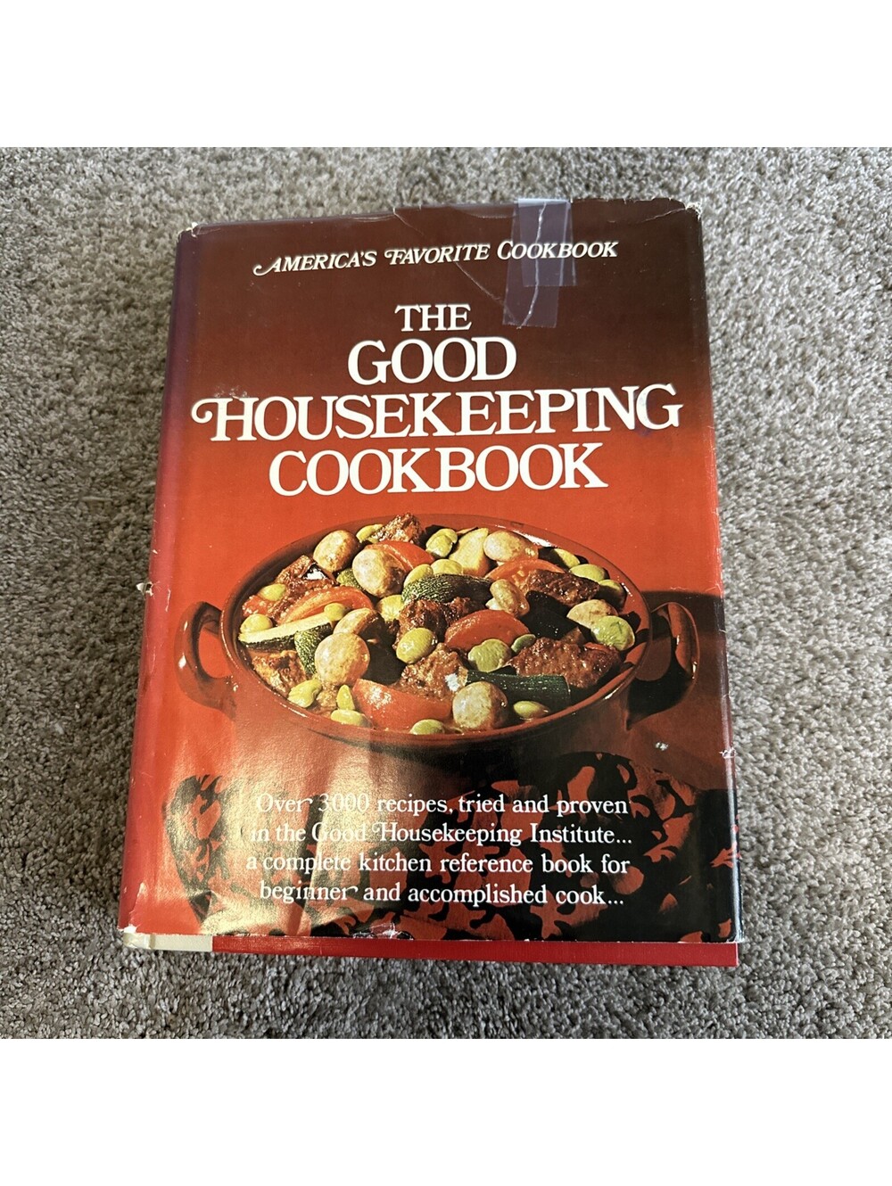 Cookbook The Good Housekeeping Cookbook Hardcover 811 Pages